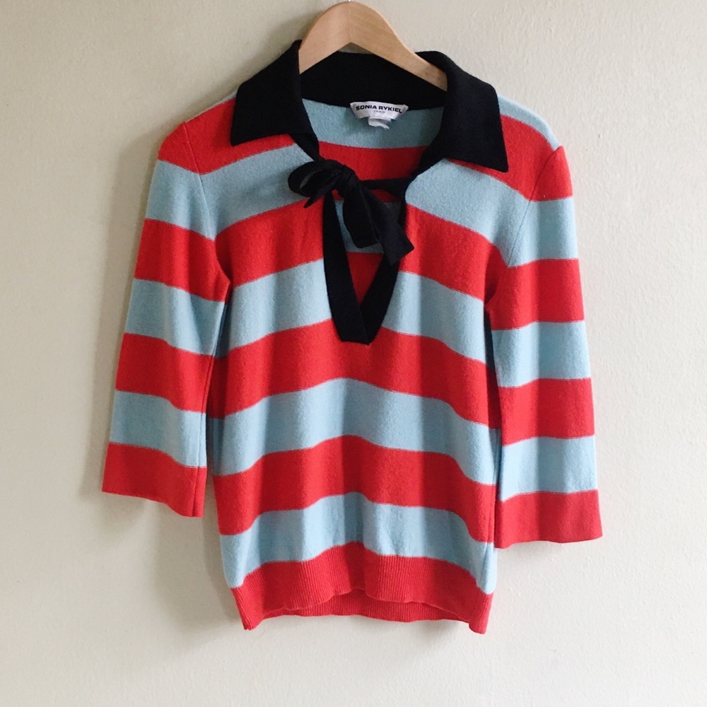 Sonia Rykiel Color Block Sweater